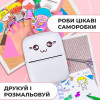 Портативний дитячий принтер JETIX Mini Printer Pink з термодруком + 5 рулонів