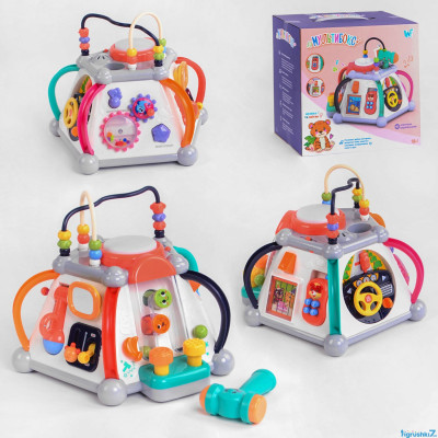 Музичний мультибокс WToys— це яскрава розвивальна іграшка для малюків з озвучуванням українською мовою, яка поєднує навчання та розваги.
