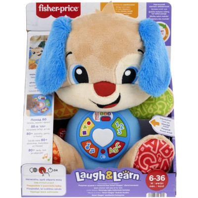 Fisher-Price “Розумне цуценя” з технологією Smart Stages (багатомовне) — це інтерактивна навчальна іграшка для малюків, яка росте разом із дитиною та підлаштовується під її вік.