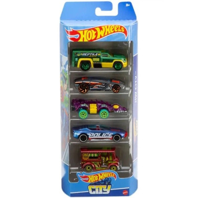 Дитячий набір машинок Hot Wheels – 5 базових моделей