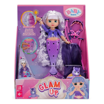 Лялька Baby Born Glam Up Русалонька Аура 28 см 