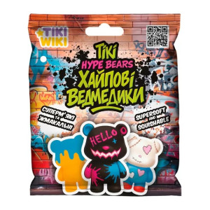Іграшка-сквіш Tiki Wiki – Tiki «Хайпові ведмедики»