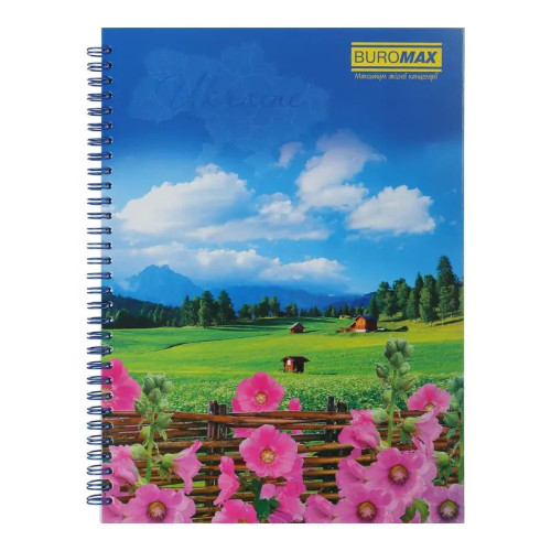 Книга канцелярська Buromax MY COUNTRY PATRIOT формату А4 — це практичний зошит для ведення записів, конспектів, обліку та робочої документації.
