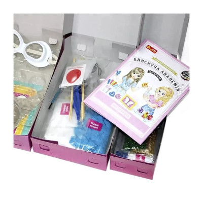 Набір для експерементів "Блискуча академія для дівчаток" 12114121У Різнокольоровий