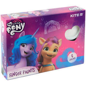 Фарби пальчикові Kite My Little Pony 6 кольорів