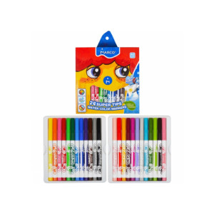 Фломастери Marco Super Washable 24 кольори