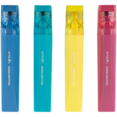 Маркер Highlighter Kite Creative Trendy Colors набір 4 кольори