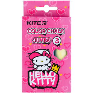 Крейда кольорова Kite Jumbo Hello Kitty 3 кольори