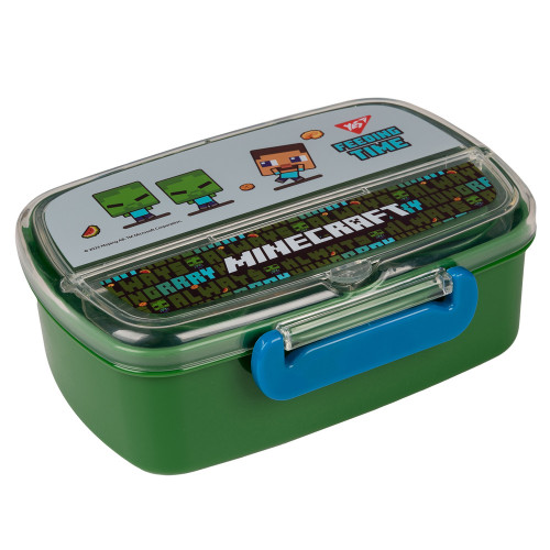 Ланчбокс Yes Minecraft 750 мл з приладдям 708160