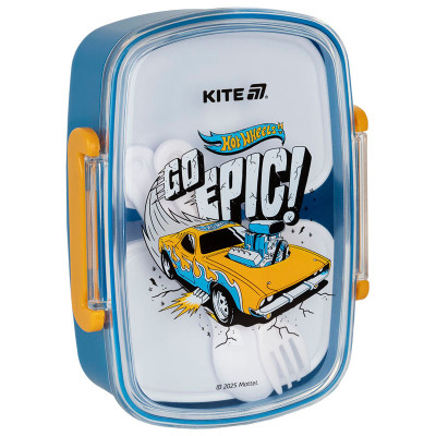 Ланчбокс з наповненням Kite Hot Wheels , 750 мл