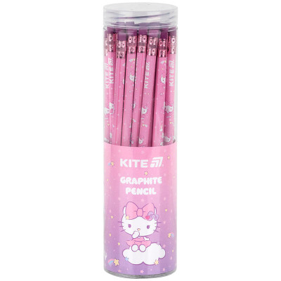 Олівець графітний Kite з гумкою Hello Kitty