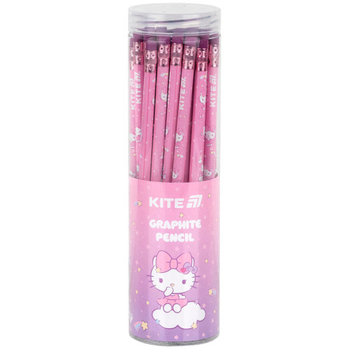 Олівець графітний Kite з гумкою Hello Kitty