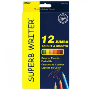 Олівці кольорові Marco Superb Writer Jumbo 12 кольорів товсті 