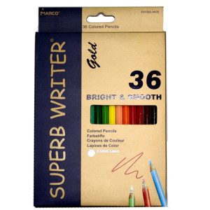 Олівці кольорові Marco Superb Writer Gold 36 кольорів E4100G-36CB