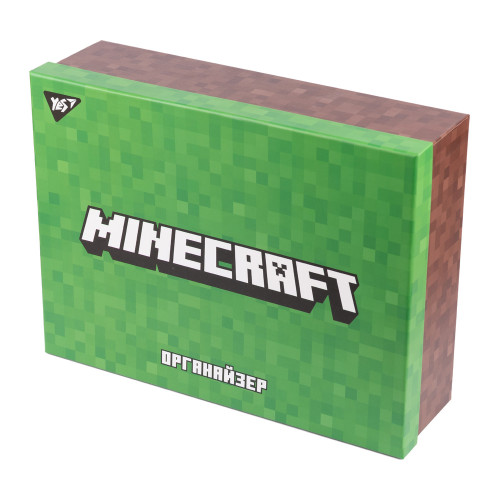 Настільний органайзер у наборі YES Minecraft картонний, 4 предмети 