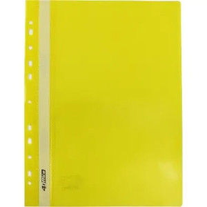 Папка-швидкозшивач А4, з перфорацією, жовта 4-240 03040343 4Office