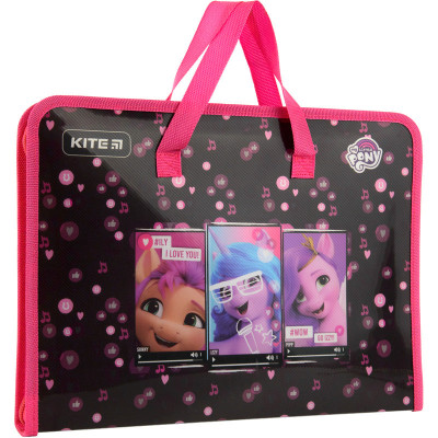 Папка-портфель на блискавці Kite My Little Pony  1 відділення, A4