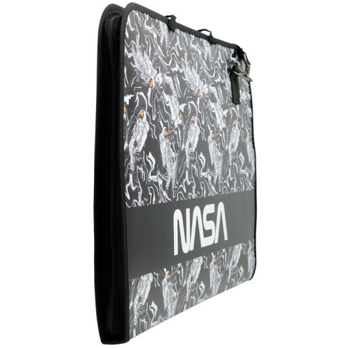 Папка-портфель на блискавці Kite NASA  1 відділення, A3+