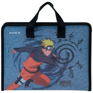 Папка-портфель на блискавці Kite Naruto  1 відділення, A4