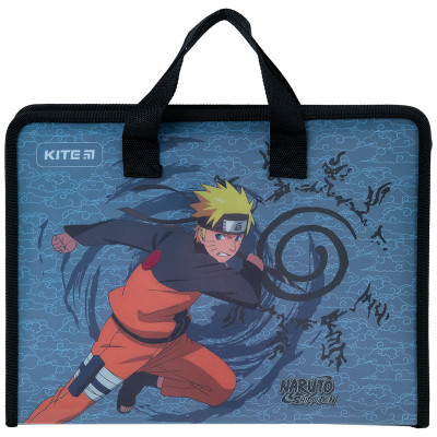 Папка-портфель на блискавці Kite Naruto  1 відділення, A4