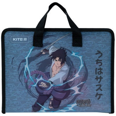Папка-портфель на блискавці Kite Naruto  1 відділення, A4