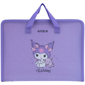 Папка-портфель на блискавці Kite Kuromi  1 відділення, A4