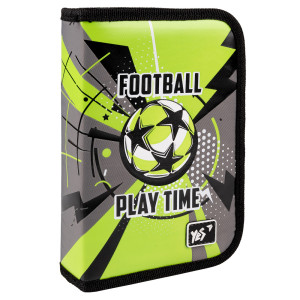 Пенал твердий YES одинарний з клапаном Football