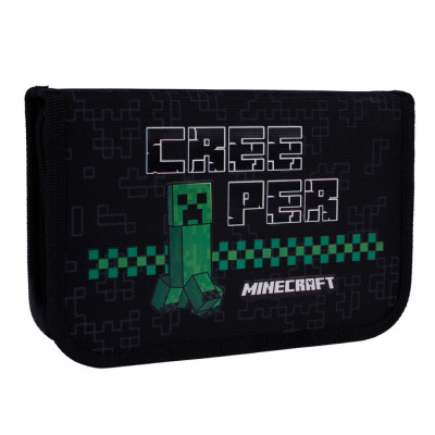 Пенал твердий YES одинарний з двома клапанами HP-04 Minecraft Time