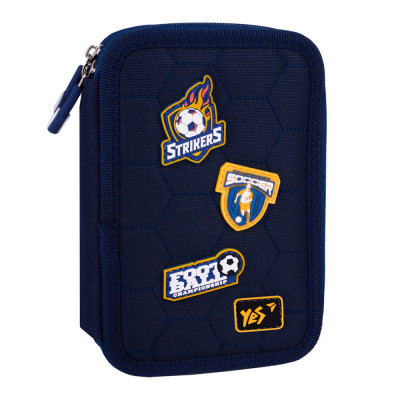 Пенал твердий YES подвійний HP-01 Football Gamer