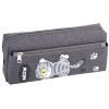 Пенал шкільний Bourgeois Black & Grey  20×6×8.5 см