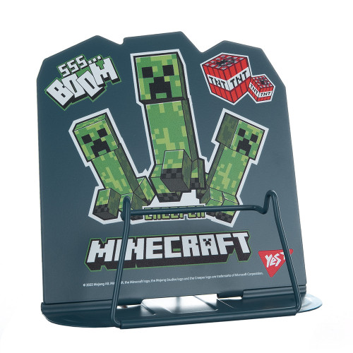 Підставка для книг фігурна Yes Minecraft Creeper металева