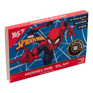 Пластилін Yes Spider-Man 8 кольорів 160 г