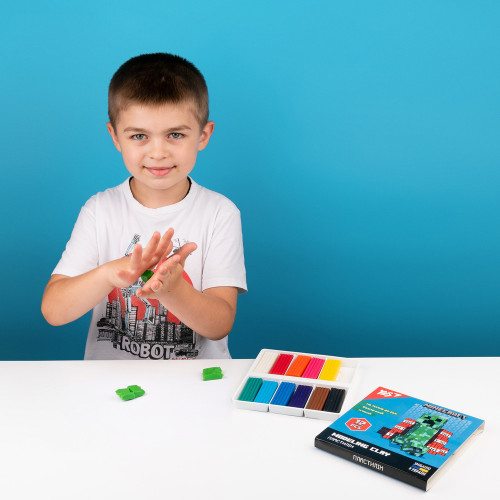 Пластилін Yes 12 кольорів 240 г Minecraft