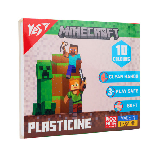 Пластилін Yes 10 кольорів 200 г Minecraft