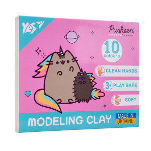 Пластилін Yes 10 кольорів 200 г Pusheen