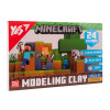 Пластилін Yes 24 кольори 480 г Minecraft