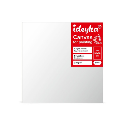 Полотно для розпису Ideyka 30×30 см