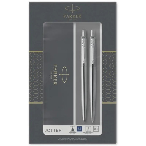 Подарунковий набір Parker JOTTER 17 Stainless Steel CT: ручка + механічний олівець