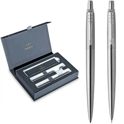 Подарунковий набір Parker JOTTER 17 Stainless Steel CT: ручка + механічний олівець