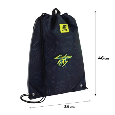 Сумка для змінного взуття, 46х33 см Cyber K25-600M-10 Kite