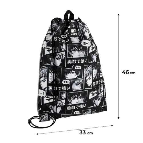 Сумка для змінного взуття, 46х33 см Anime Boy K25-600M-12 Kite
