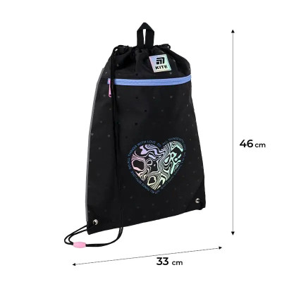 Сумка для змінного взуття, 46х33 см Love is K25-601M-5 Kite