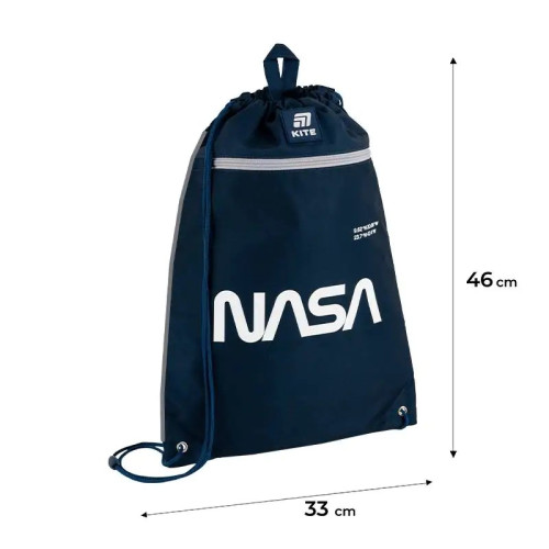 Сумка для змінного взуття, 46х33 см, з кишенею NASA NS25-601M Kite