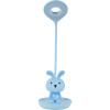 Настільна лампа LED з акумулятором Kite Bunny блакитна
