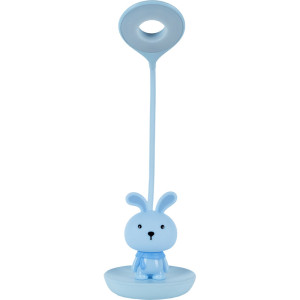 Настільна лампа LED з акумулятором Kite Bunny блакитна