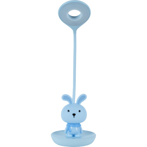 Настільна лампа LED з акумулятором Kite Bunny блакитна