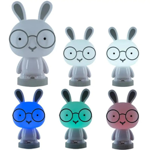 LED світильник-нічник RGB, з акумулятором 1200 mAh Bunny