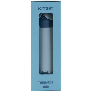 Термос Kite Сat  350 мл, блакитний