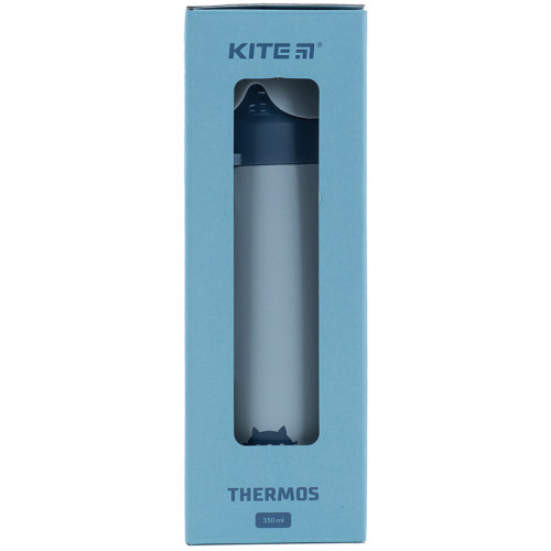 Термос Kite Сat  350 мл, блакитний