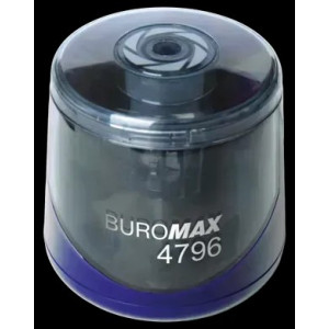 Чинка автоматична Buromax на 1 отвір синя